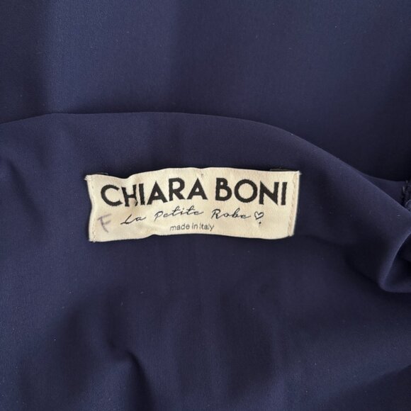 NOT FOR SALE Chiara Boni La Petite Robe Ruffled Draped Off The Shoulder Dress - Picture 6 of 7